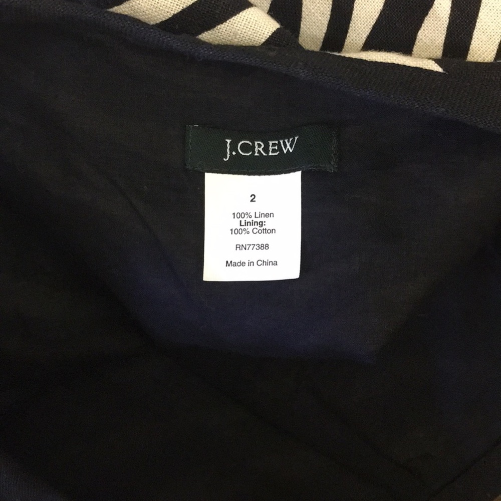 J Crew ๐ฆ zebra print linen skirt - Picture 3 of 4